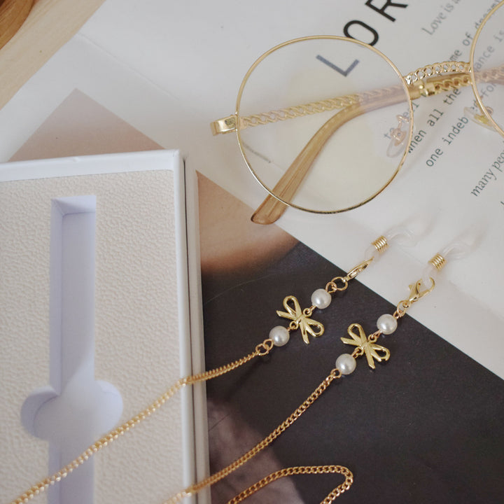 Elegant Pearl-Accented Eyewear Chain Stornfield 1786692339