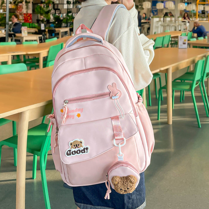 Backpack with Playful Design and Well-Structured Compartments Stornfield