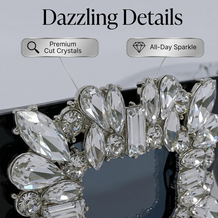 Women's sunglasses in vintage design with sparkling crystal embellishments Stornfield