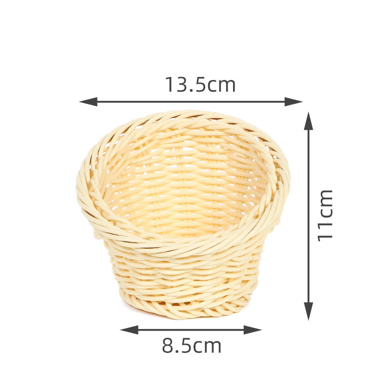 Decorative Woven Round Basket Stornfield