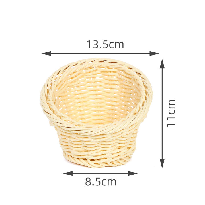 Decorative Woven Round Basket Stornfield