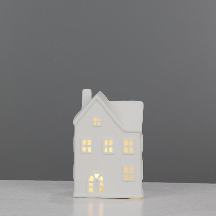 Ceramic House-Shaped Decorative Lantern Stornfeild