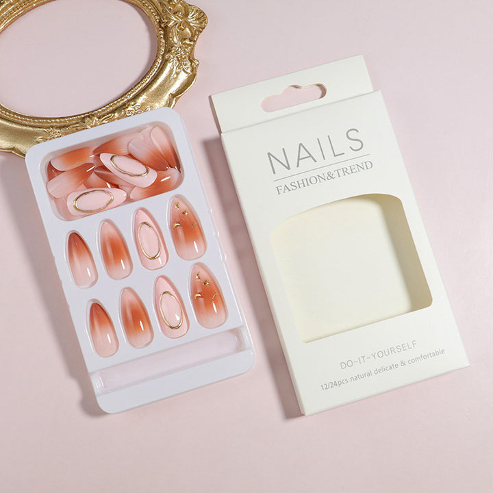 DIY Elegant Press-On Nail Art Set Stornfield