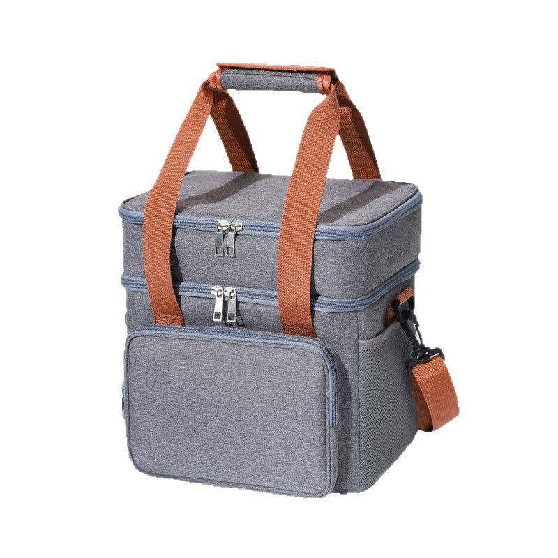 Insulated Multi-Compartment Food Cooler Tote Stornfield