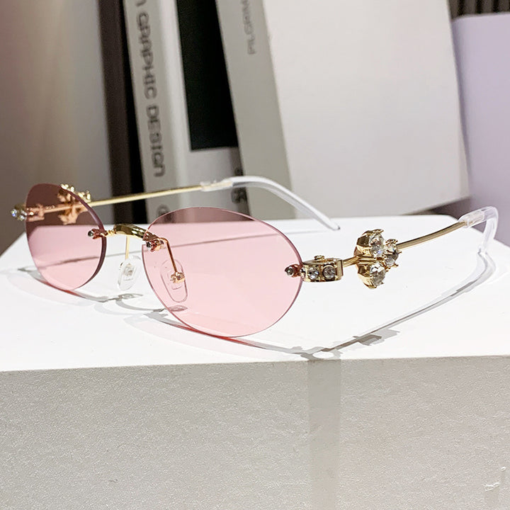 Ladies elegant sunglasses with geometric frame Stornfield