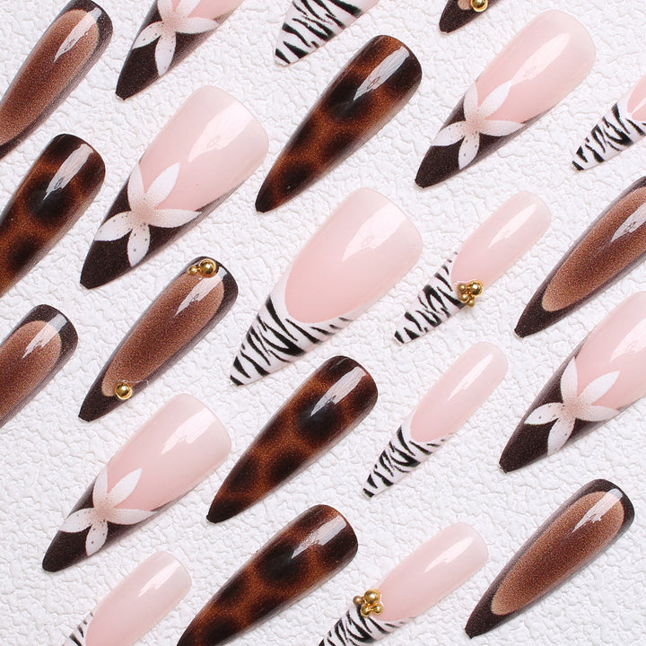 Artistic Stiletto Press-On Nails Stornfield