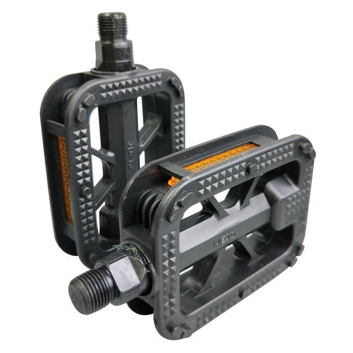High-Traction Bicycle Pedals with Integrated Reflectors Stornfield