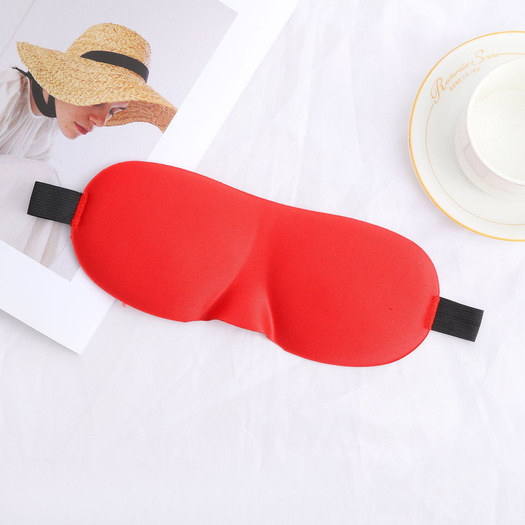 Unisex nan three-dimensional contour eye mask with memory foam, soft nose bridge and adjustable comfort band Stornfield