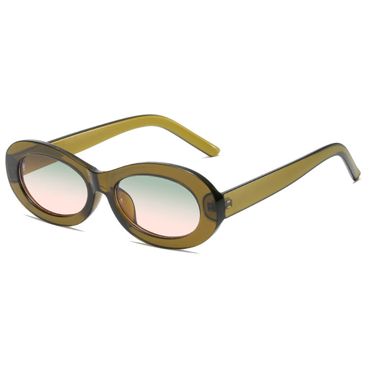 Women’s fashionable oval sunglasses with UV protection and innovative design Stornfield