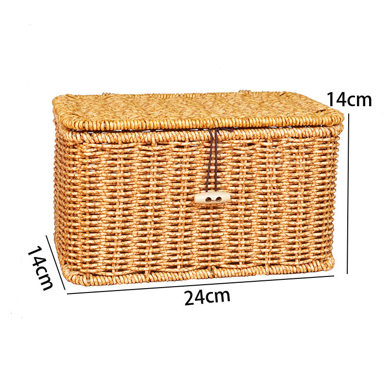 Handcrafted Wicker Storage Chest Stornfield