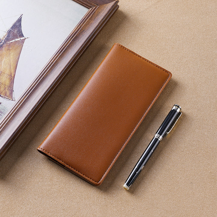 Premium Leather Long Wallet