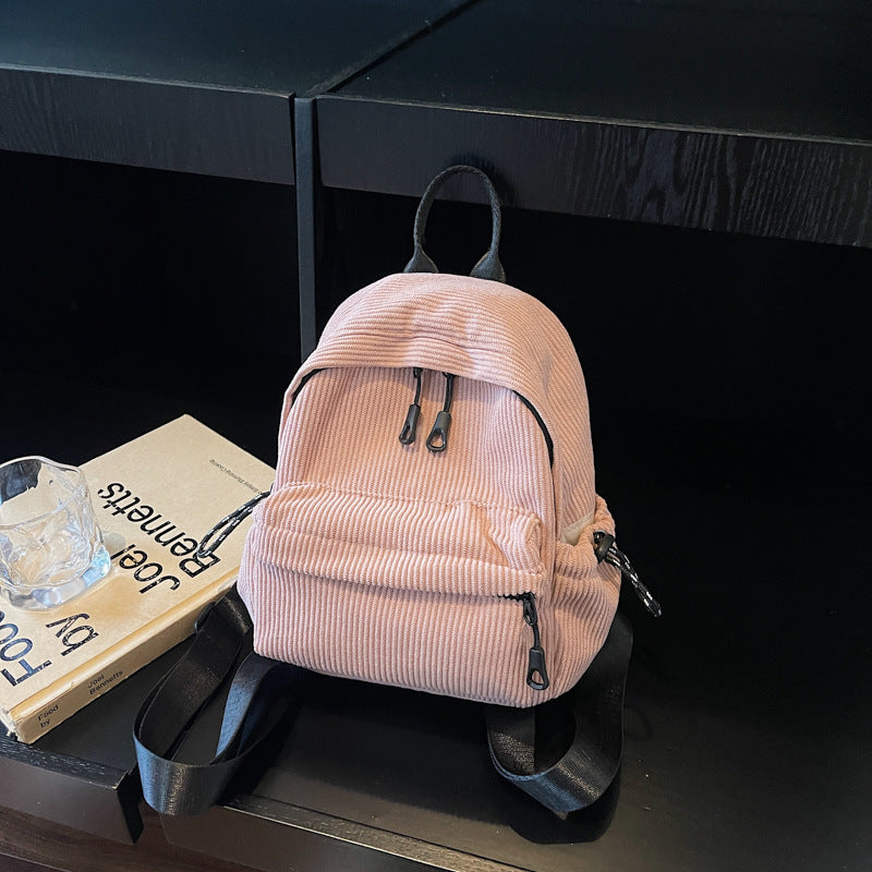 Cord-Backpack with Practical Front Pocket Stornfield