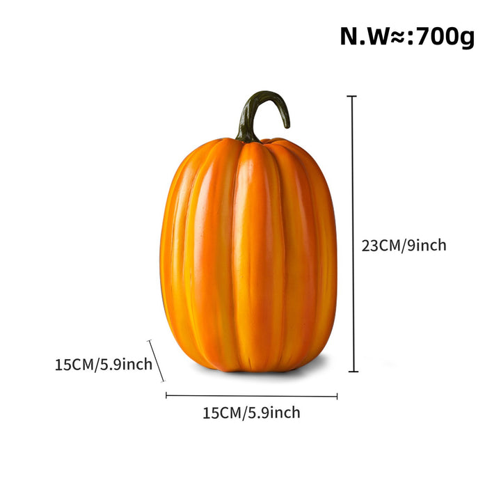 Decorative pumpkin figure as autumn probe Stornfield