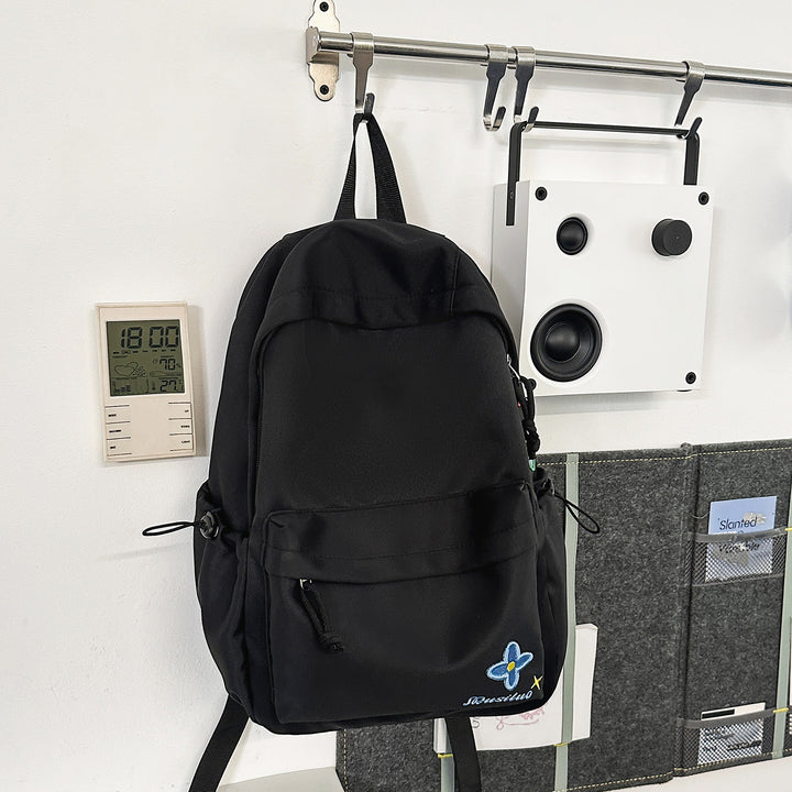 Casual Floral-Embroidered Backpack Stornfield