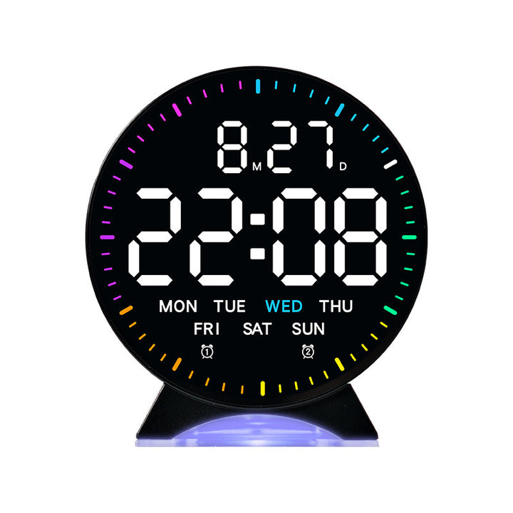 Digital alarm clock with intelligent LED display and multifunctional features Stornfield