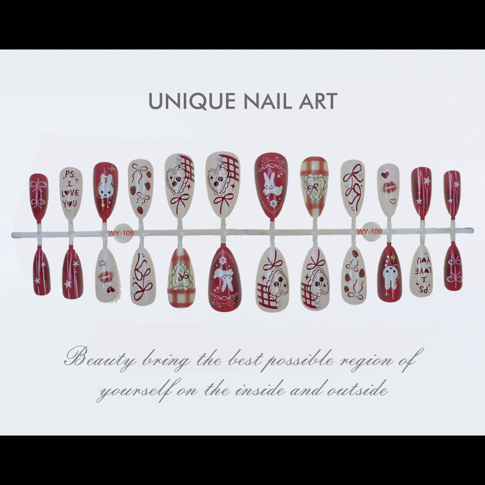 Whimsical Cartoon Press-On Nails Stornfield