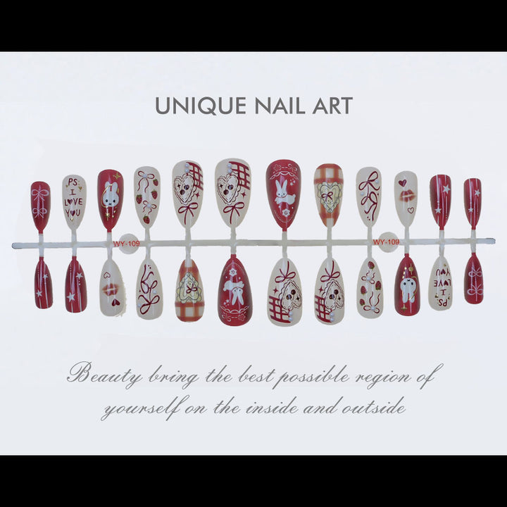 Whimsical Cartoon Press-On Nails Stornfield