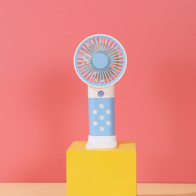 Women Portable Hand Fan with Ergonomic Handle and Adjustable Tilt Angle Stornfield