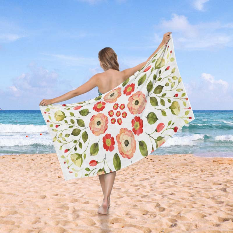 Beach towel in creative wave pattern Stornfield