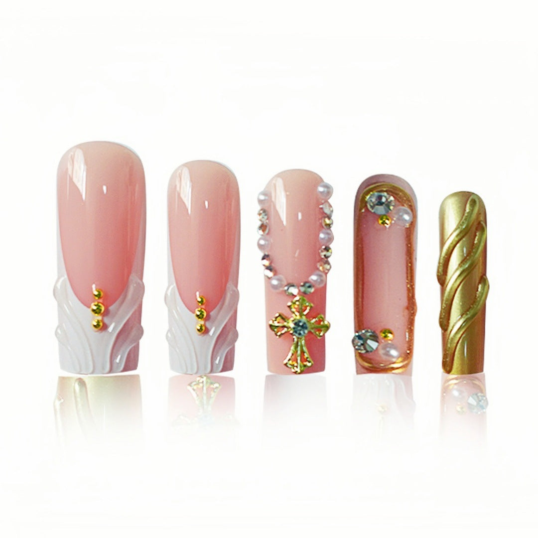 Ornate Press-On Nail Extensions Stornfield