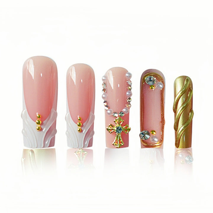 Ornate Press-On Nail Extensions Stornfield