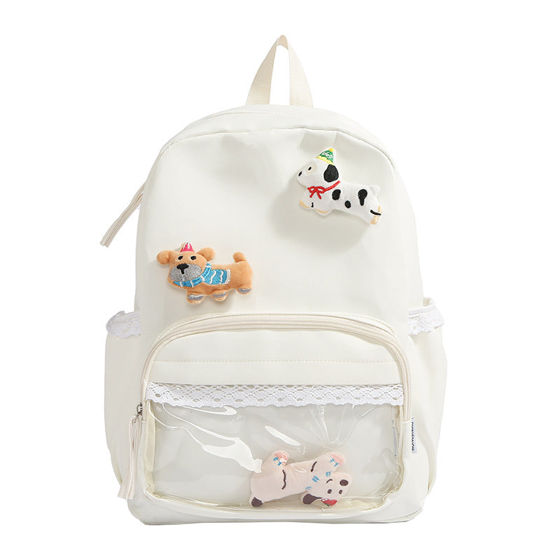 Cute Animal-Themed Embroidered Backpack Stornfield