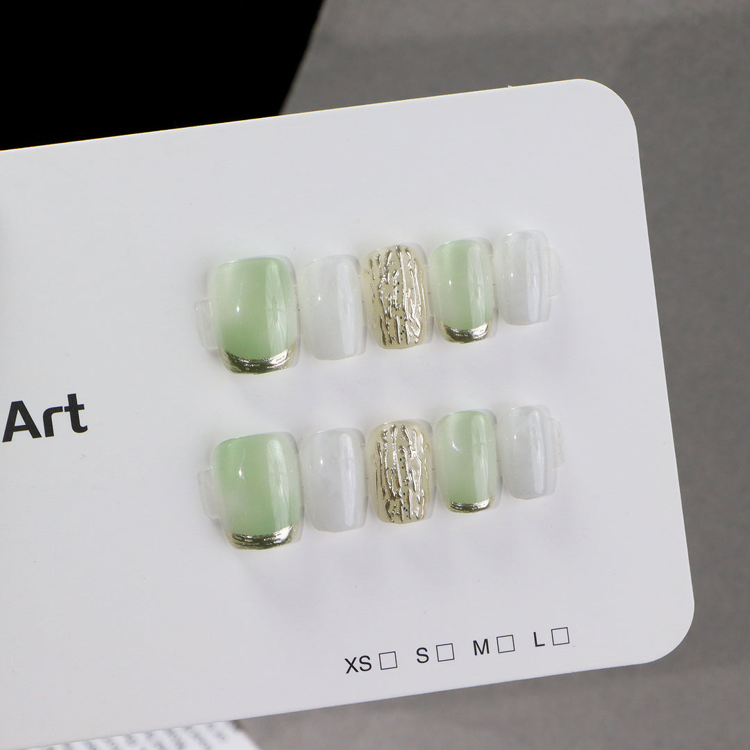 Elegant Artistic Press-On Nail Set Stornfield