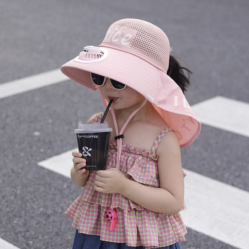 Child-Sun-Protective-Hat with Neck Protection, Breathable Mesh and Adjustable Chin Strap Stornfield
