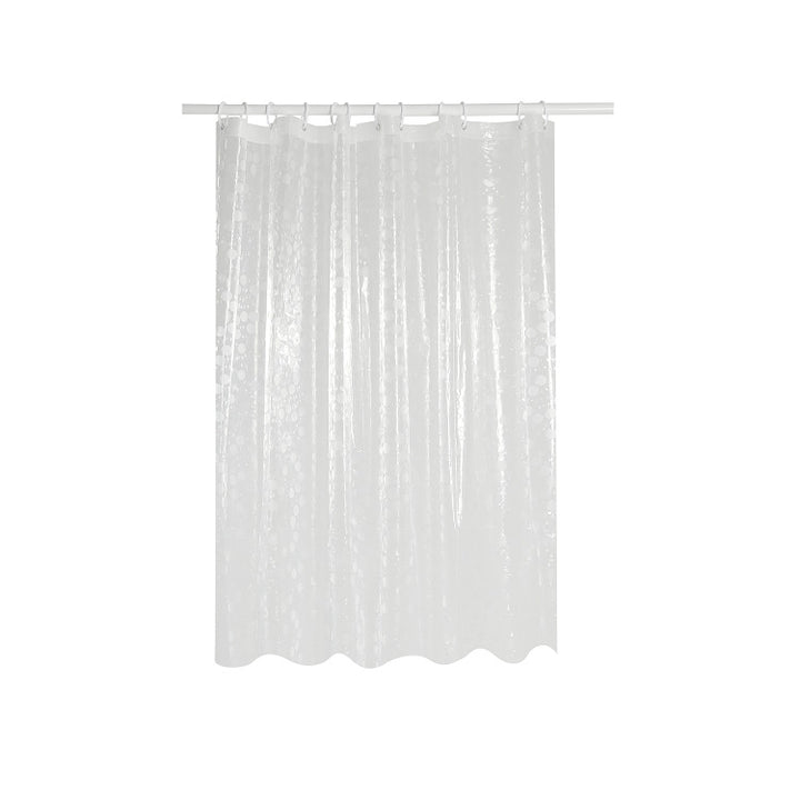 Modern Transparent Polka Dot Shower Curtain Stornfield
