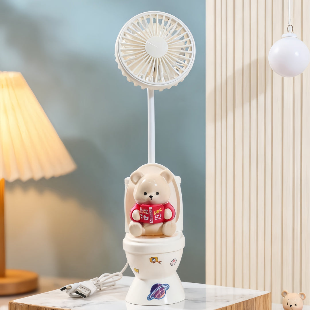 Unisex Creative Table Fan with Processed Design Stornfield