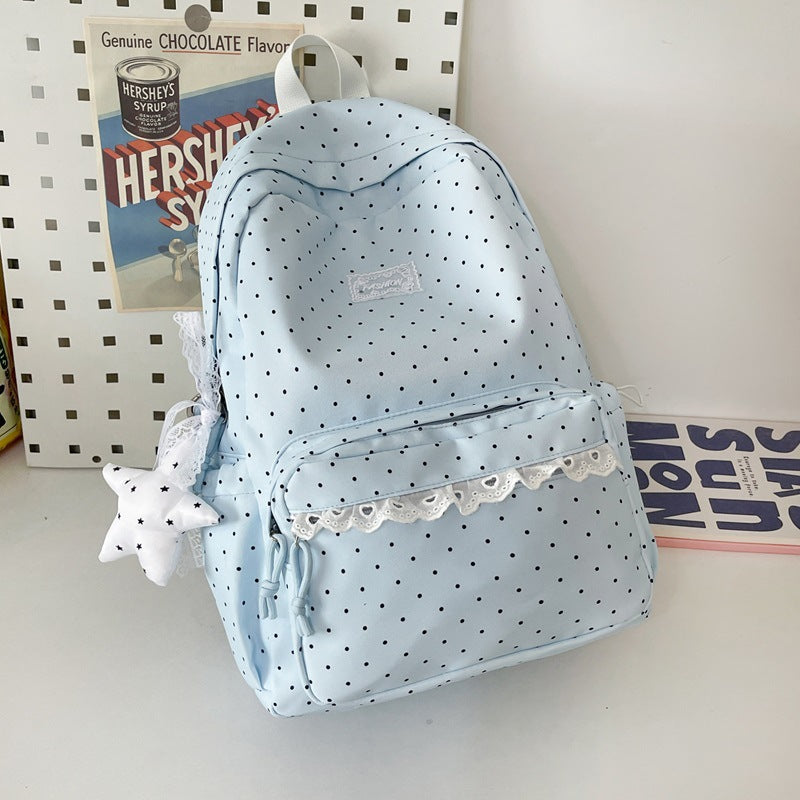 Cute Decorative Polka Dot Backpack Stornfield