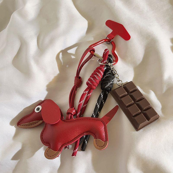 Dog-Shaped Charm Keychain Stornfield