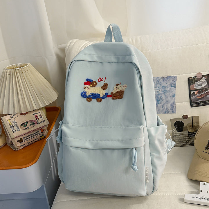 Playful Embroidered Backpack Stornfield