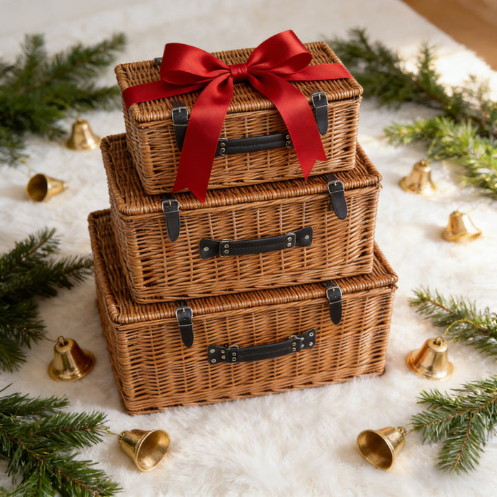 Women Storage Box made of braided natural material Stornfield