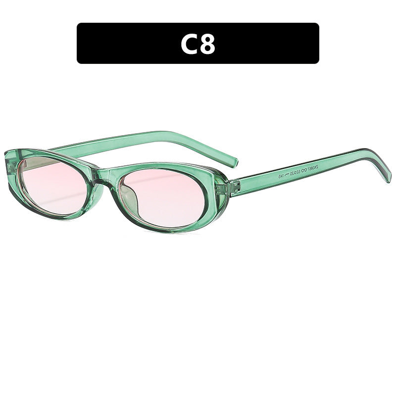 Ladies fashionable sunglasses in elegant oval frame Stornfield