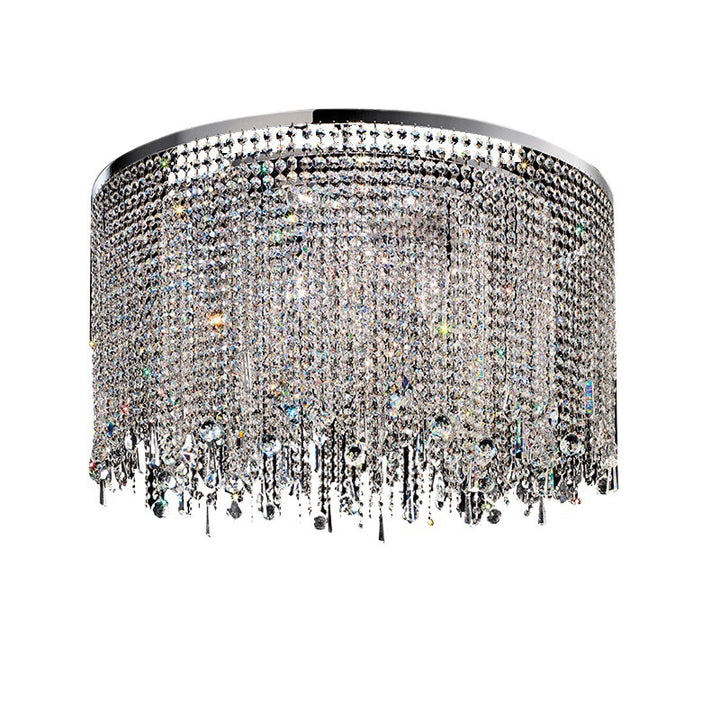 Elegant Crystal Flush Mount Lighting Fixture