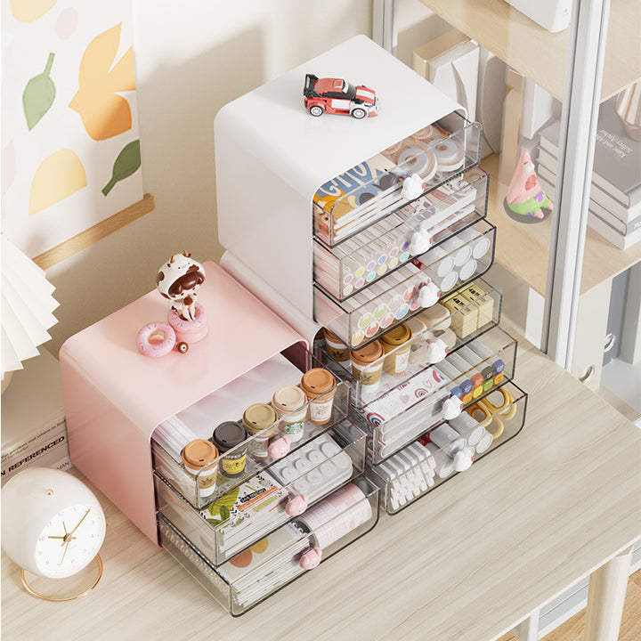 Modern Multi-Drawer Desktop Storage Organizer Stornfield