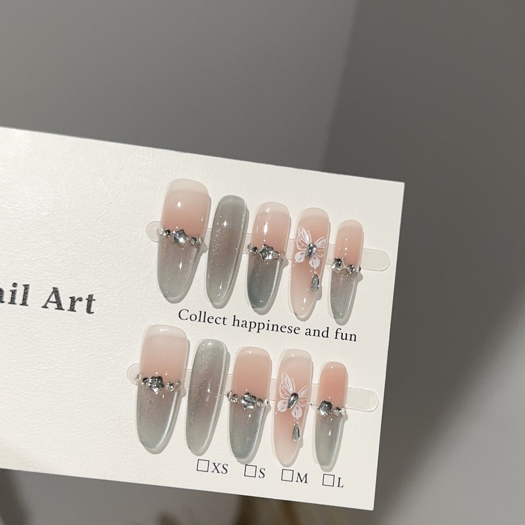 Premium Decorative Press-On Nail Art