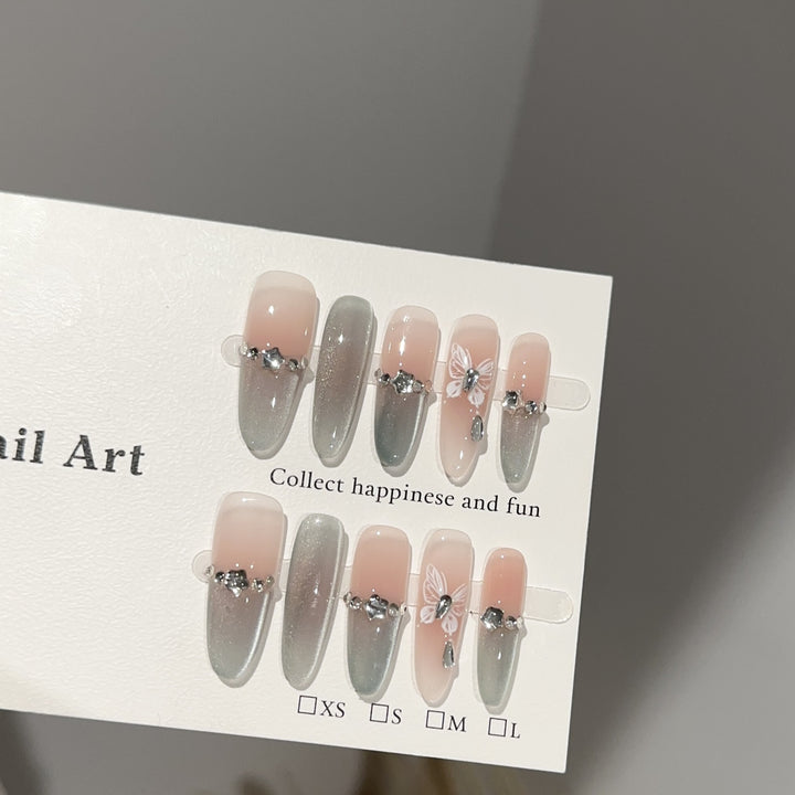 Premium Decorative Press-On Nail Art