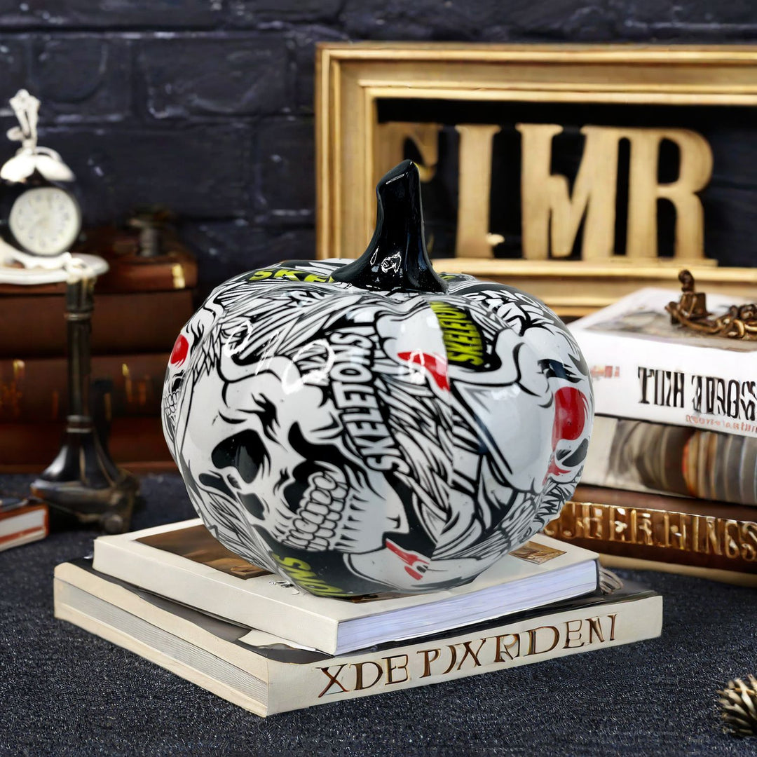Artistic Halloween Pumpkin Figurine Stornfield