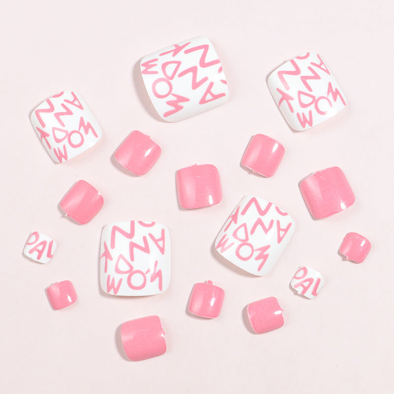 Artistic Floral Press-On Nail Art Set Stornfield