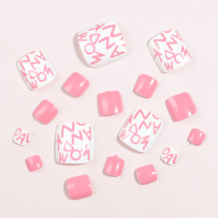 Artistic Floral Press-On Nail Art Set Stornfield