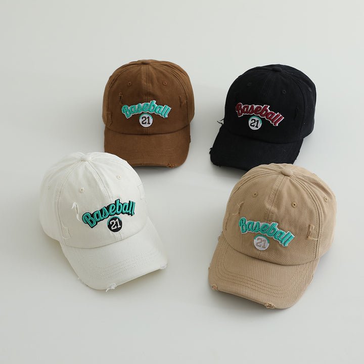 Men's Distressed Cotton Baseball Cap Stornfield