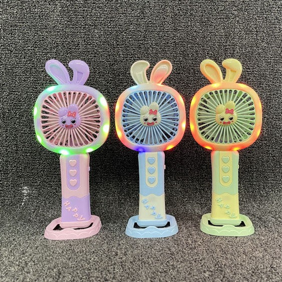 Unisex Portable Hand Fan with Cute Bunny Design Stornfield