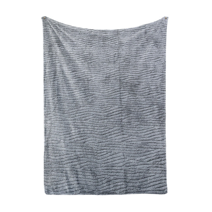 Ladies Cozy Microfiber Quick Change Blanket in Modern Checkered Pattern Stornfield