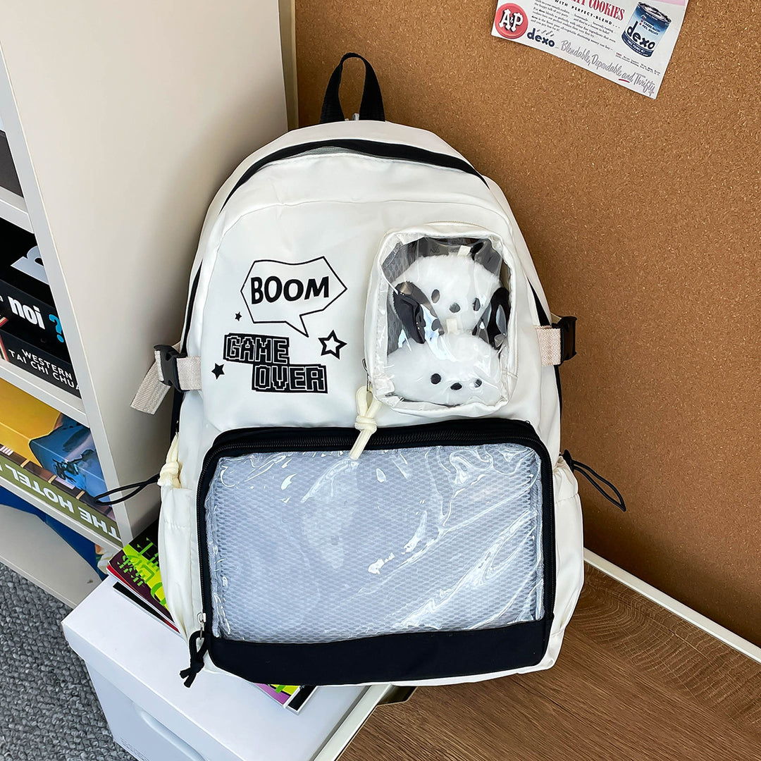Playful Graphic School Backpack Stornfield