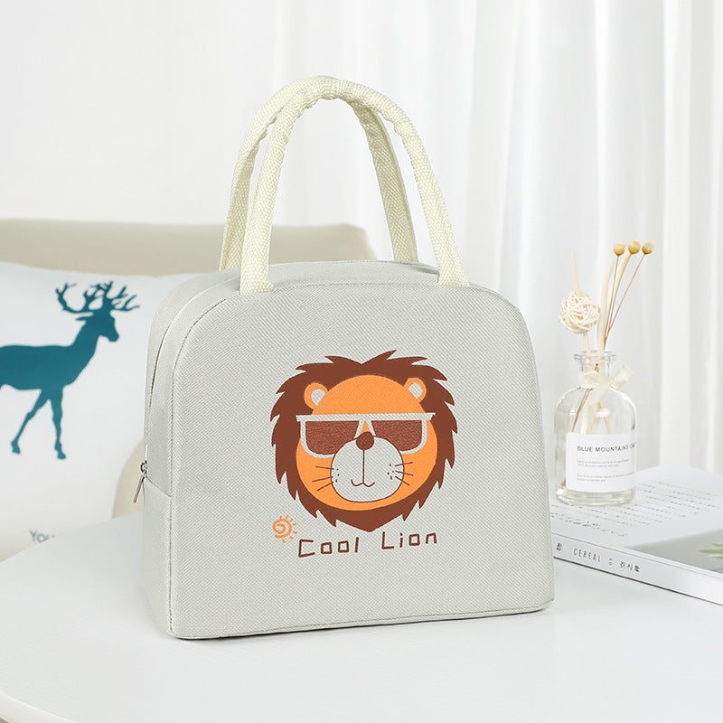 Insulated Lunch Bag with Playful Fox Design Stornfield