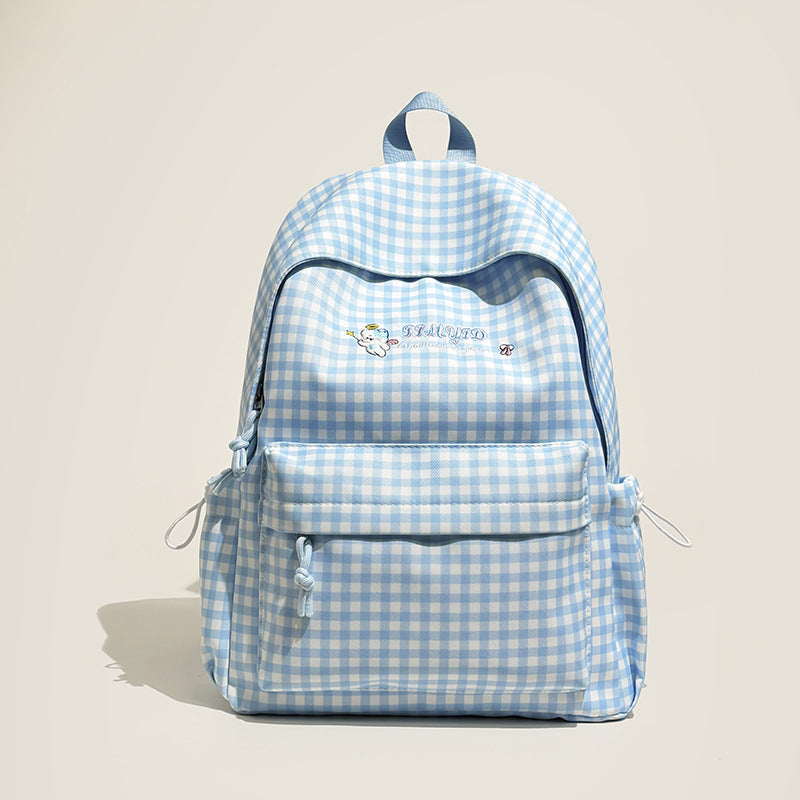 Cute Gingham Patterned Backpack Stornfield
