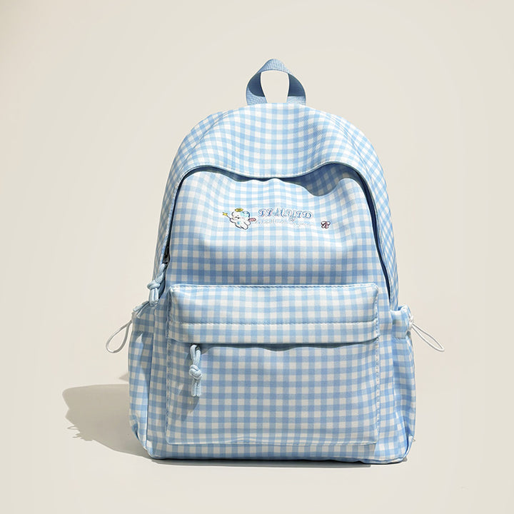 Cute Gingham Patterned Backpack Stornfield