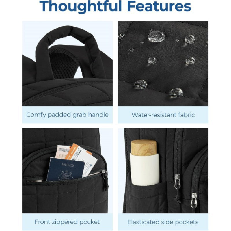 Padded everyday backpack with multiple compartments Stornfield